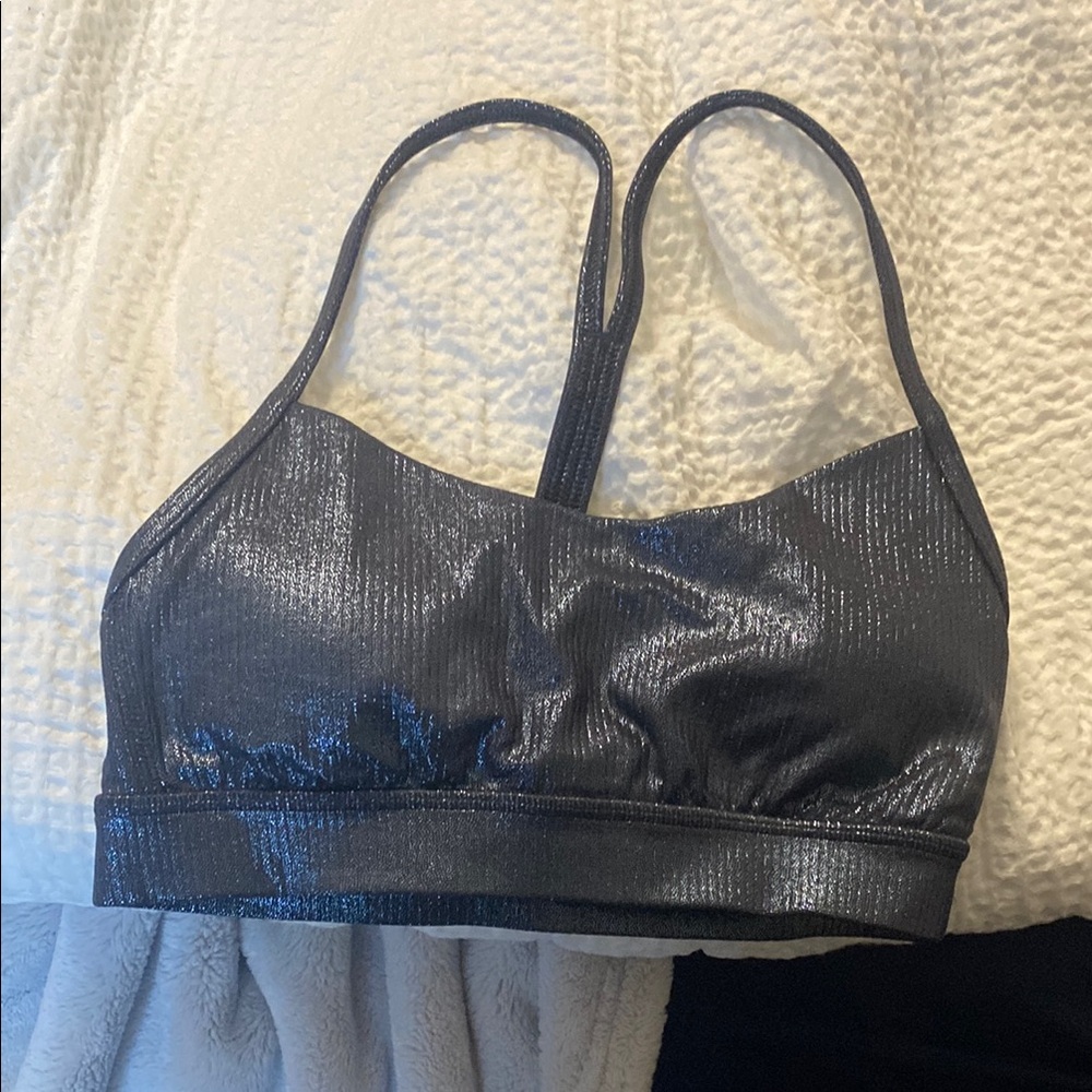 Lululemon Black Sports Bra with Racerback Design